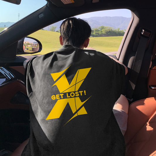 American Retro Oversized Men's Wear T-shirt